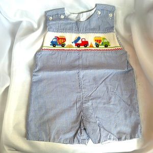 Infant shorts jumper.